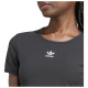 Adidas Γυναικεία κοντομάνικη μπλούζα Essentials Ribbed Cropped T-Shirt